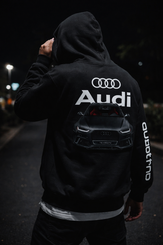 Audi Quattro Performance Hoodie – Black Edition